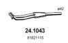 LANCIA 81821115 Exhaust Pipe